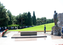 Azerbaijan marks 93rd birthday anniversary of National Leader Heydar Aliyev. Azerbaijan, Baku, 10 May 2016